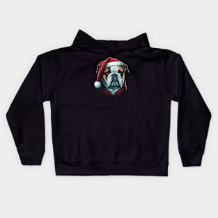 Bulldog Christmas Kids Hoodie